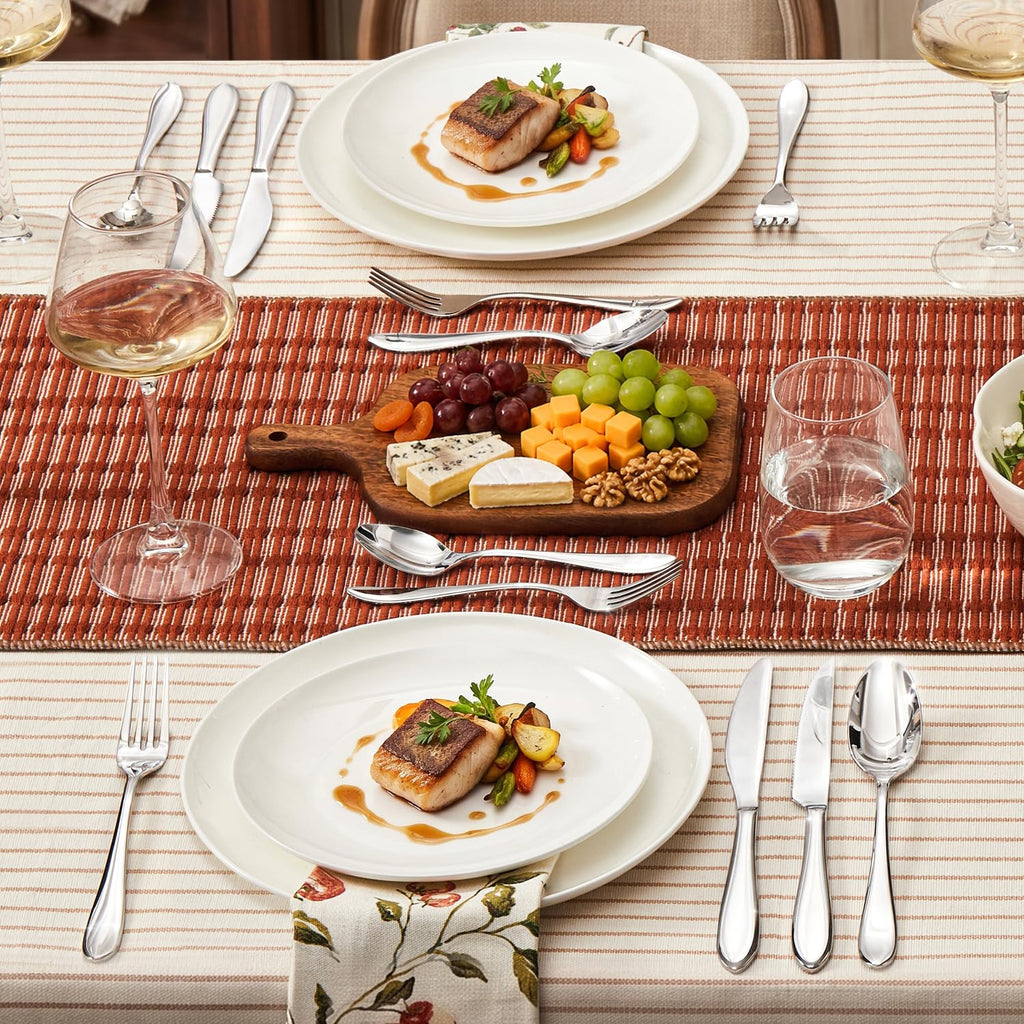 36-Piece Silverware Set for 6, 18/10 Stainless Steel