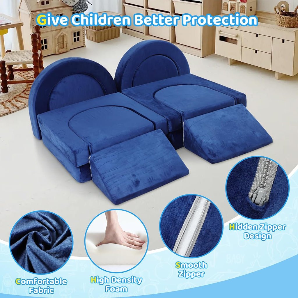 12PCS Modular Toddler Play Couch Kit