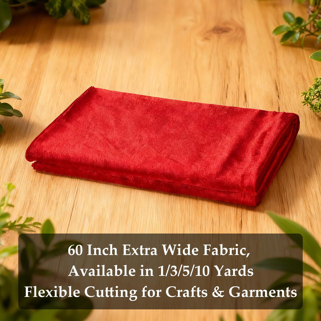 Red 2‐Way Fabric 5 Yards 60 Inch Wide