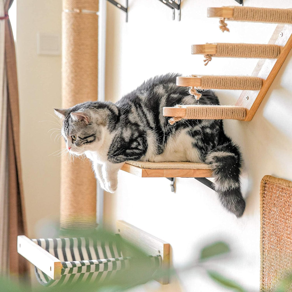 Cat Wall Shelves, 17 x 10 Inch, Sisal Mat