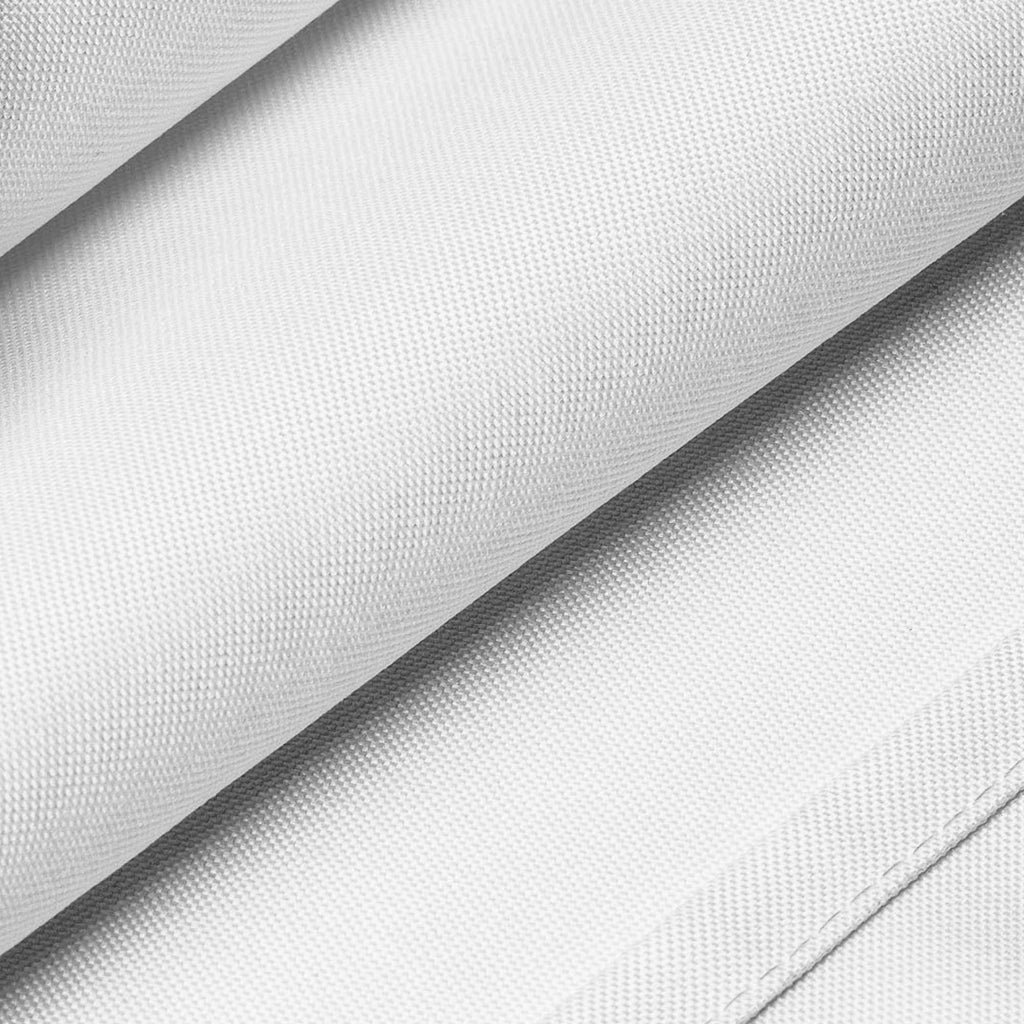 120" Round Premium Tablecloth for Wedding/Banquet/Restaurant - Polyester Fabric Table Cloth - White