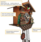Traditional Black Forest Cuckoo Clock, Newly Wood Coo Coo Clock Decorative Wall Clock with Pendulum and Chiming Function - Perfect Wall...