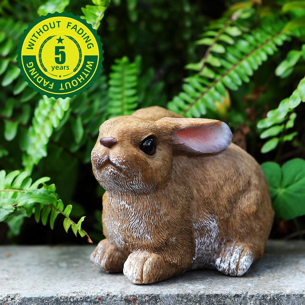 Bunny Decor Resin Easter Garden Statues Outdoor Indoor Home Yard - Set of 3
