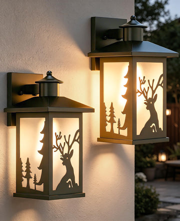 Rustic Porch Light, Outdoor Lights, Front Door, 2Pack