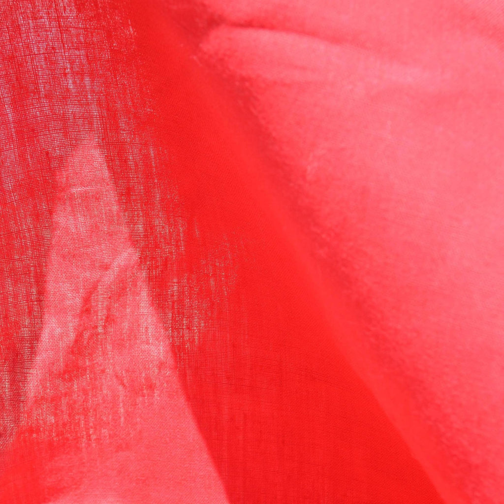 100% Linen Fabric by the Yard | Red Linen Fabric | Midweight Solid Weave 55 Inch Wide | Linen Material for Dresses