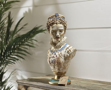 Queen of France Marie Antoinette Sculpture, Handmade Home Decor, Art Decor, Sculpture Decor, Modern Statue Decor