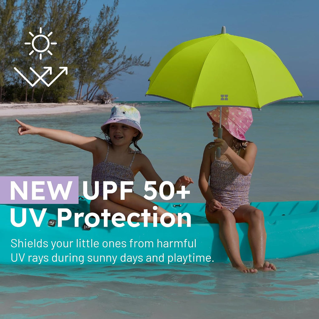 Umbrella for Kids - Kids Umbrella Girls Boys Toddlers Child - Soft Edges, Pinch-Proof, Comfortable Grip Design