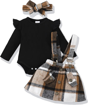 Newborn Baby Girl Clothes Dress Infant Overall Skirt Outfits