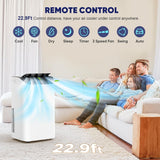 14000 BTU Portable Air Conditioners, Cools Up to 700 Sq.Ft, Free standing AC Unit, Cooling, Dehumidifier, Fan