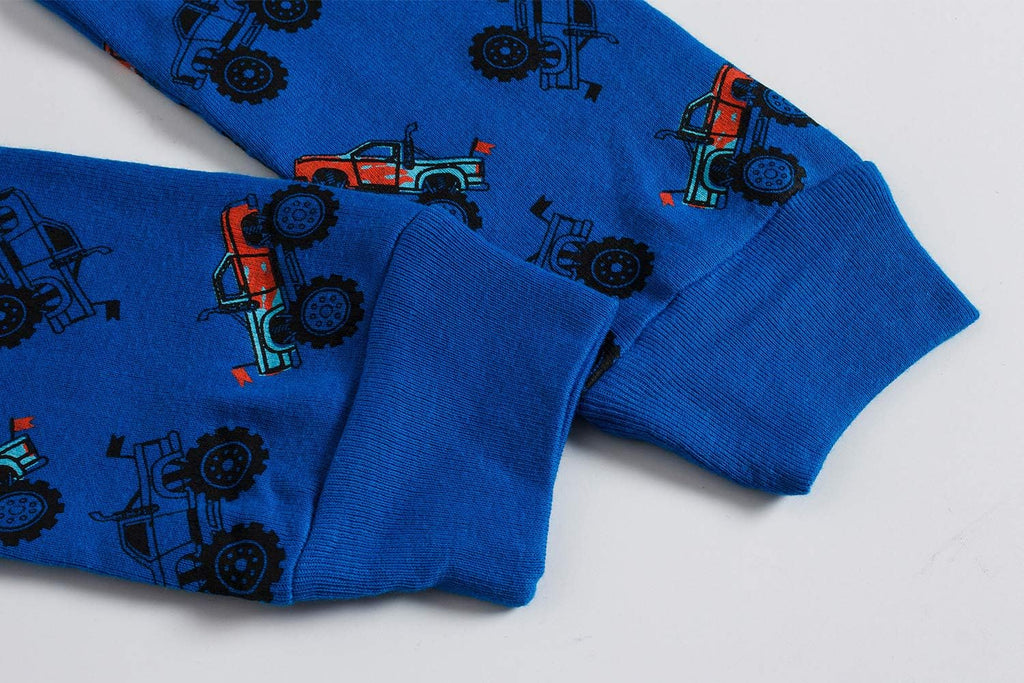 Bety Boys Cotton Pajamas Long Sleeve Toddlers Sleepwear 18M