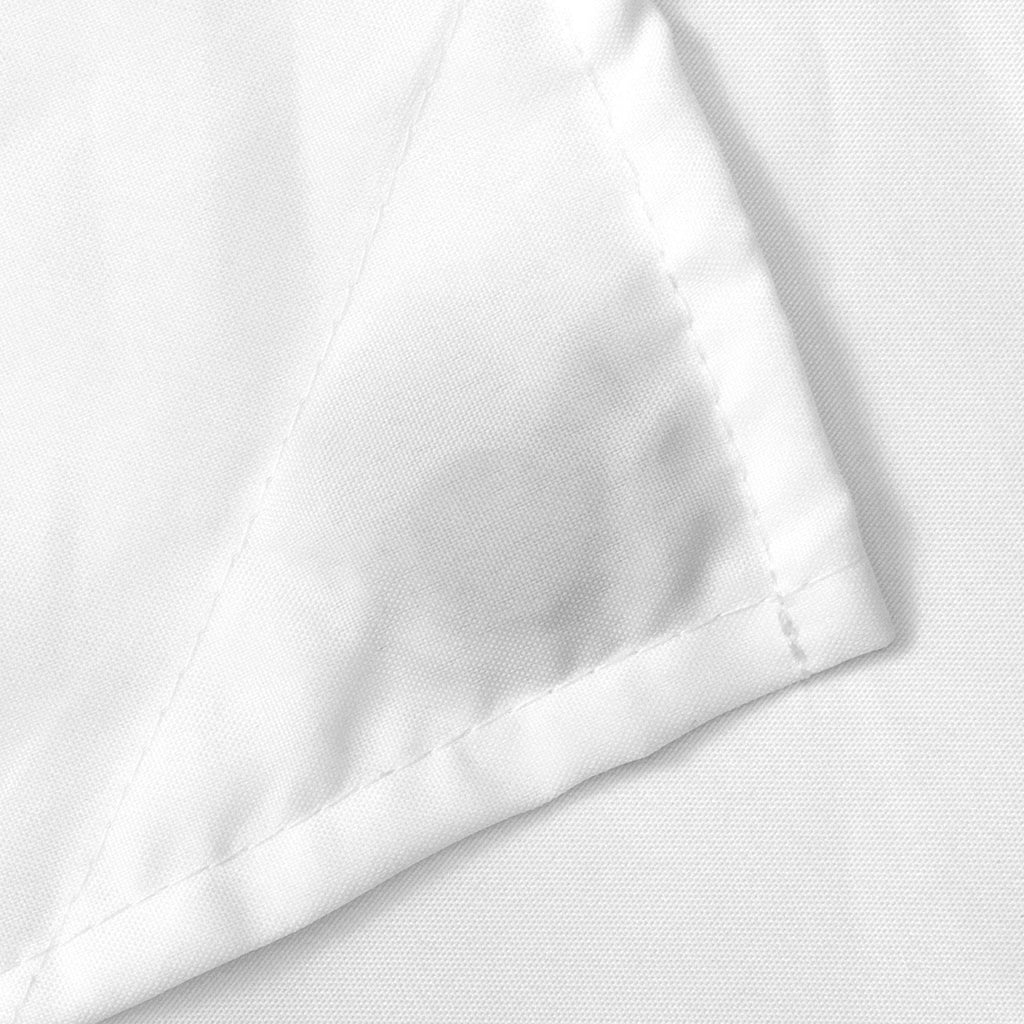 Fabric Shower Curtain Liner Extra Long 72 x 84 Inches, White