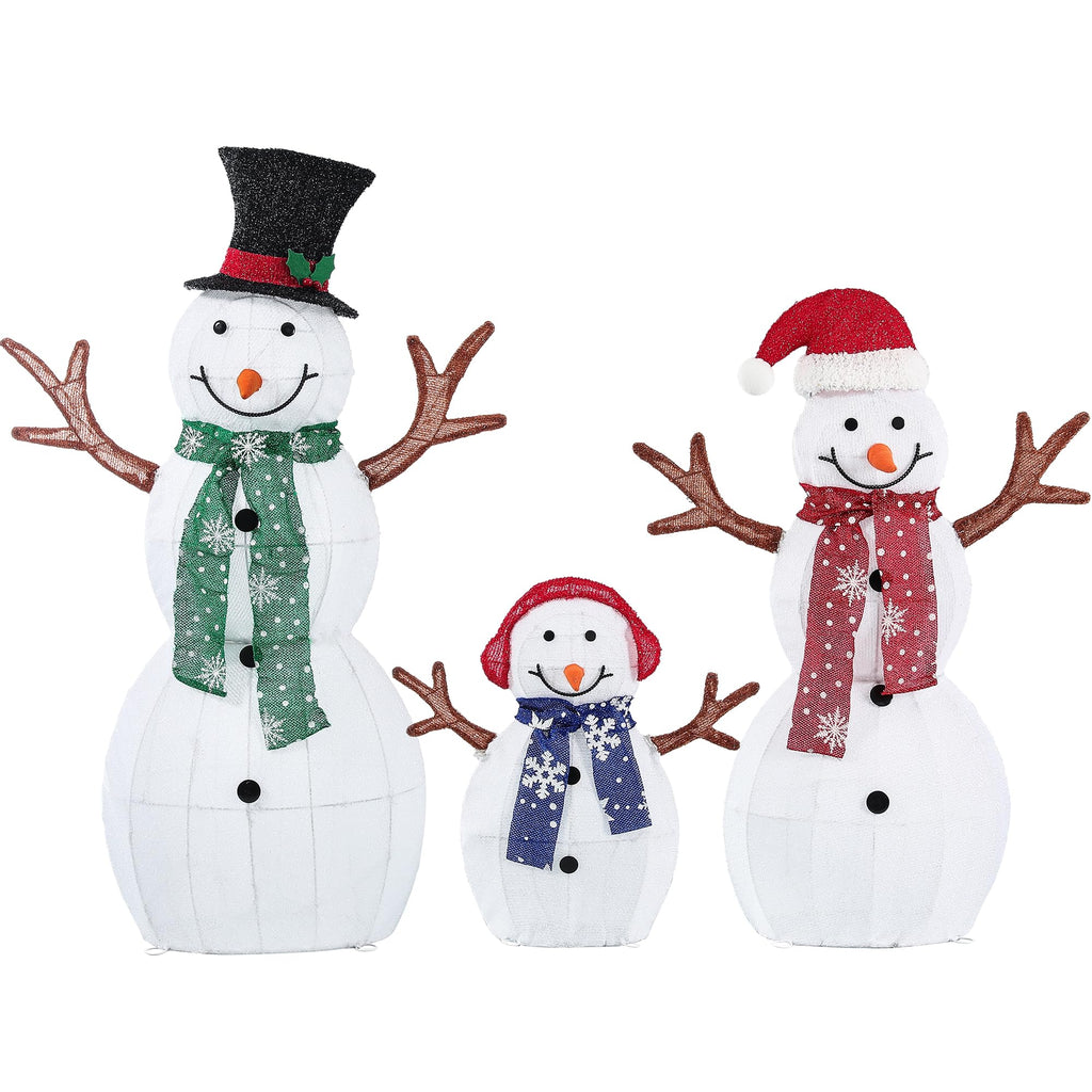 43" Snowman Lighted Outdoor Christmas Decorations