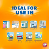Essentials Disposable Moisture Absorber and Odor Eliminator Tub, Fragrance Free, 1 lb.