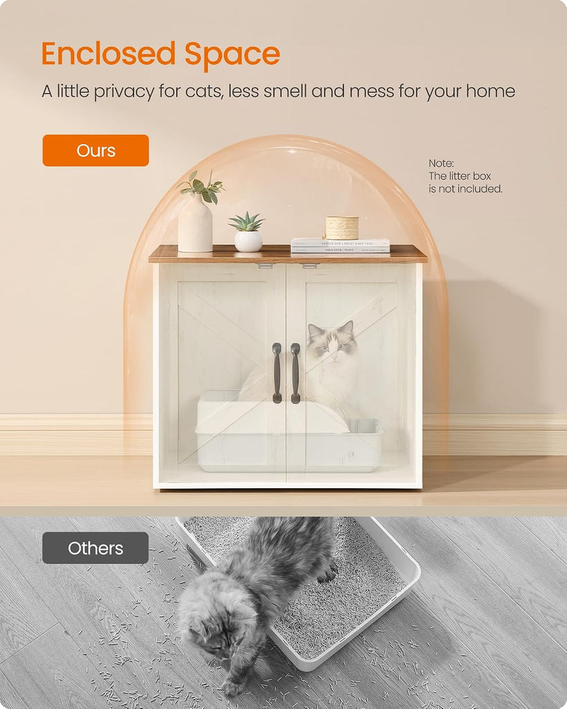 Cat Litter Box Enclosure, Indoor Pet House End Table