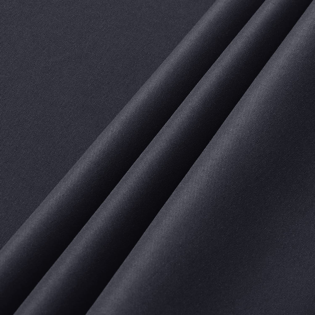 2 Pack Dark Grey Tablecloths 60x102 Inch for 6 Feet Rectangle Tables