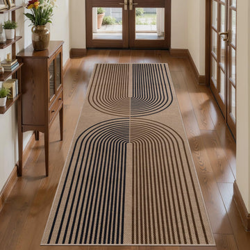 Easy Jute 2x5 Runner Rug s, Non-Slip Washable Outdoor Rug