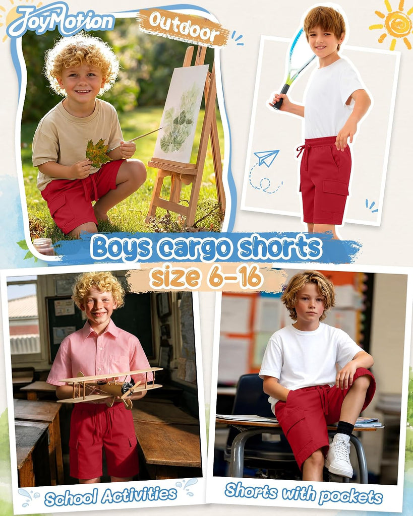 Boys Cargo Shorts Kids Athletic Shorts