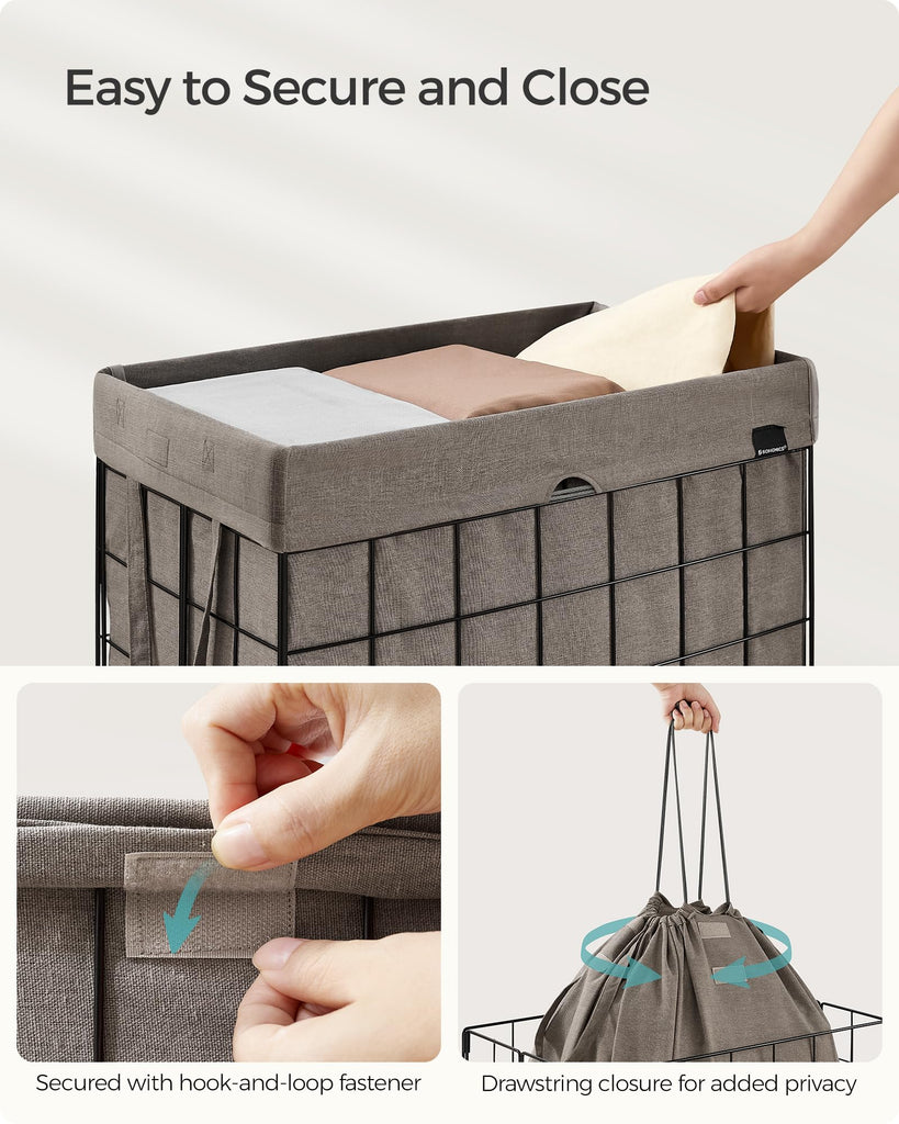 Laundry Hamper, Collapsible, 23.8 Gal. (90L)