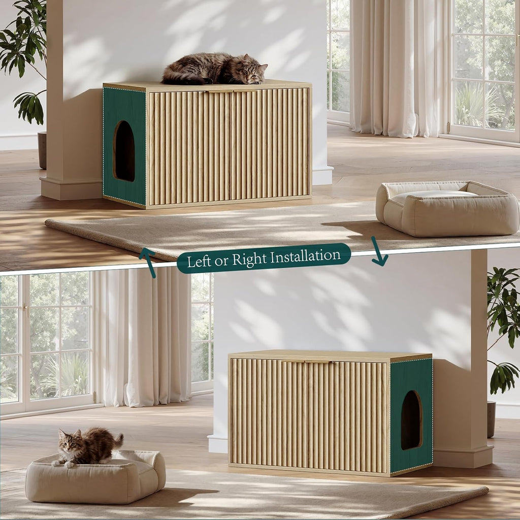 31.5" Cat Litter Box Enclosure Furniture