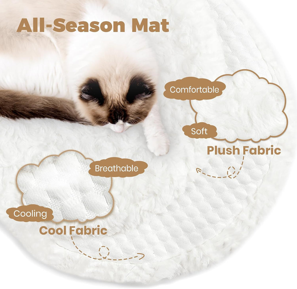 Modern Cat Tree, 45.6" Aesthetic Wood Cat Tree Tower for Large Cats, Luxury Cat Condo with Scratching Posts