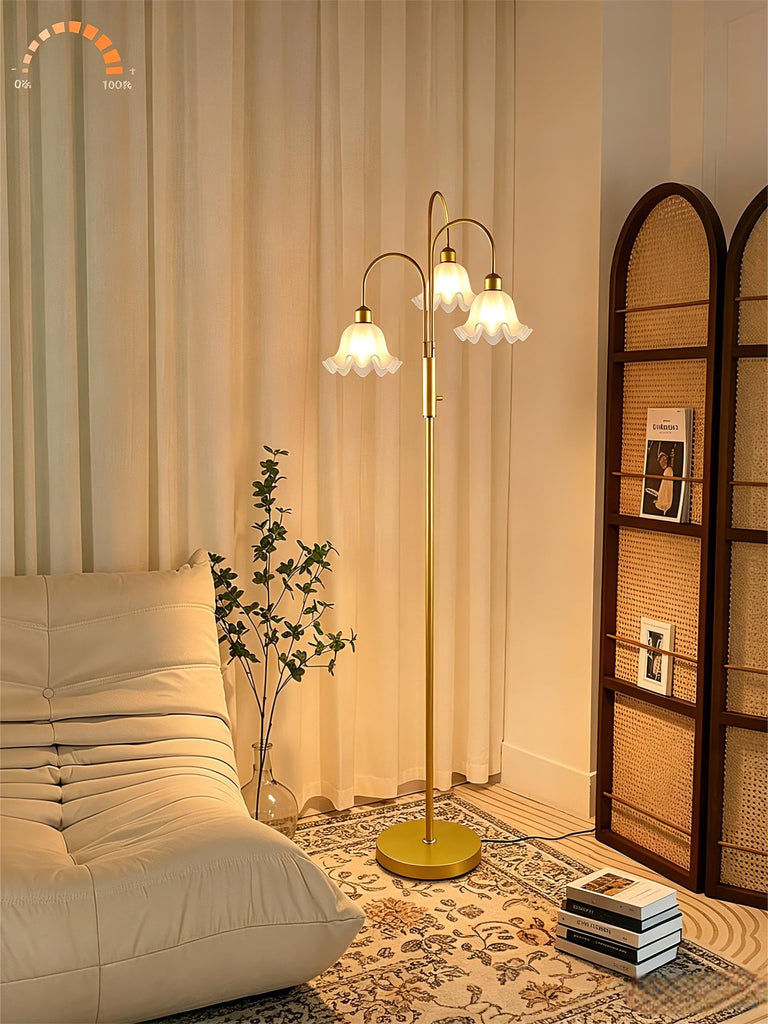 Flower Floor Lamp 3 Light Tree Floor Lamp