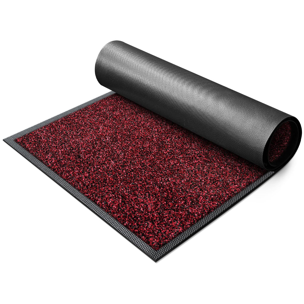 Super Absorbent Front Door Mat, 36" x 24", Non-Slip Washable Indoor Doormats, Low Profile Entryway Rug Outdoor, Dirt