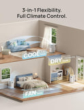 Portable Air Conditioner 515S, 12000 BTU ASHRAE (8000 BTU DOE) Smart AC Unitwith Drainage-free Cooling