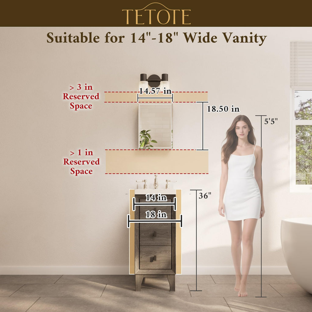14 x 18 Medicine Cabinet with Tempered Beveled Mirror Silver Aluminum Cabinet DTC Hinges, Stepless Adjustable Shelf