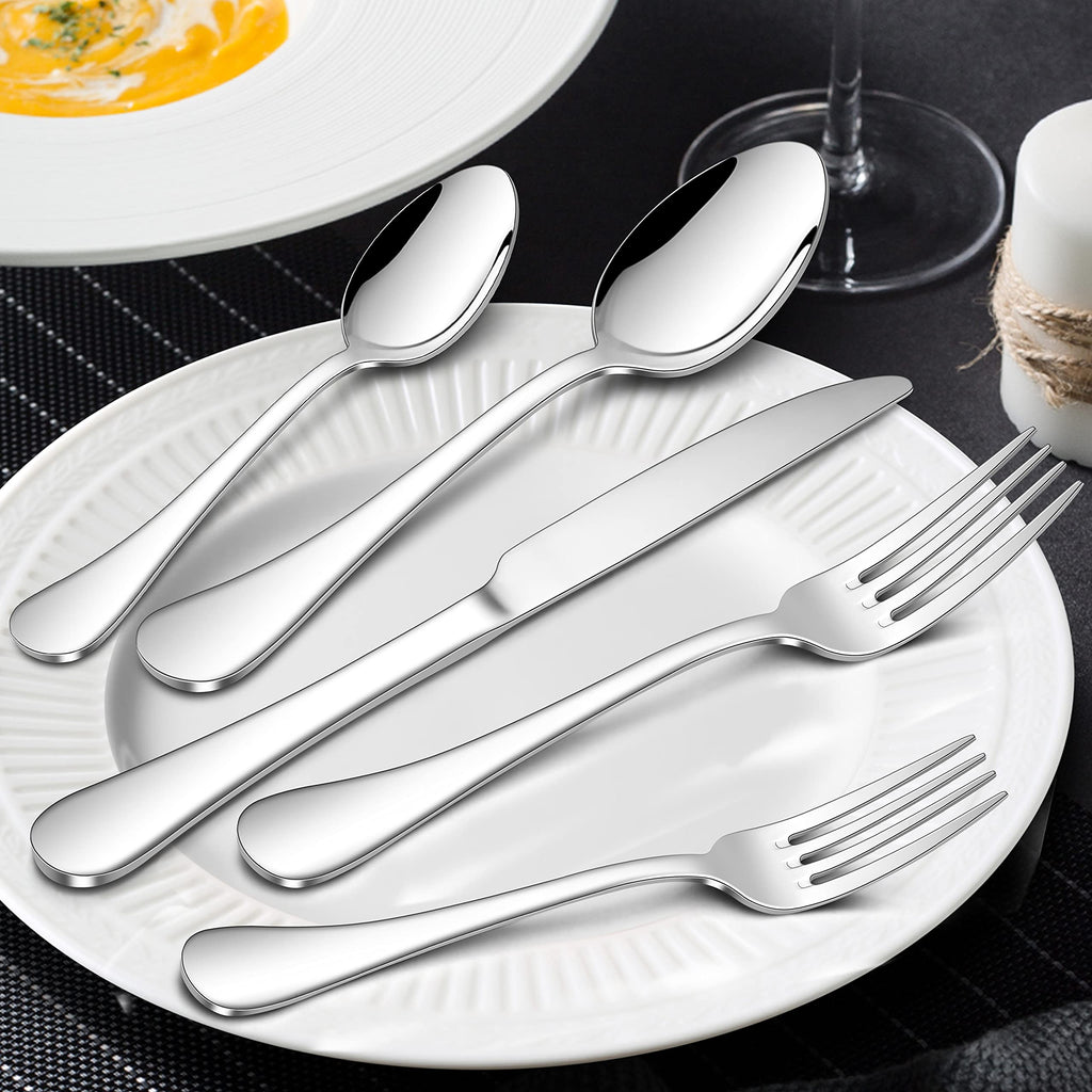 60-Piece 18/10 Stainless Steel Silverware Set for 12
