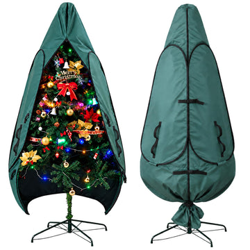 9Ft Christmas Tree Storage Bag Upright 8 Foot Standing Christmas Tree Cover