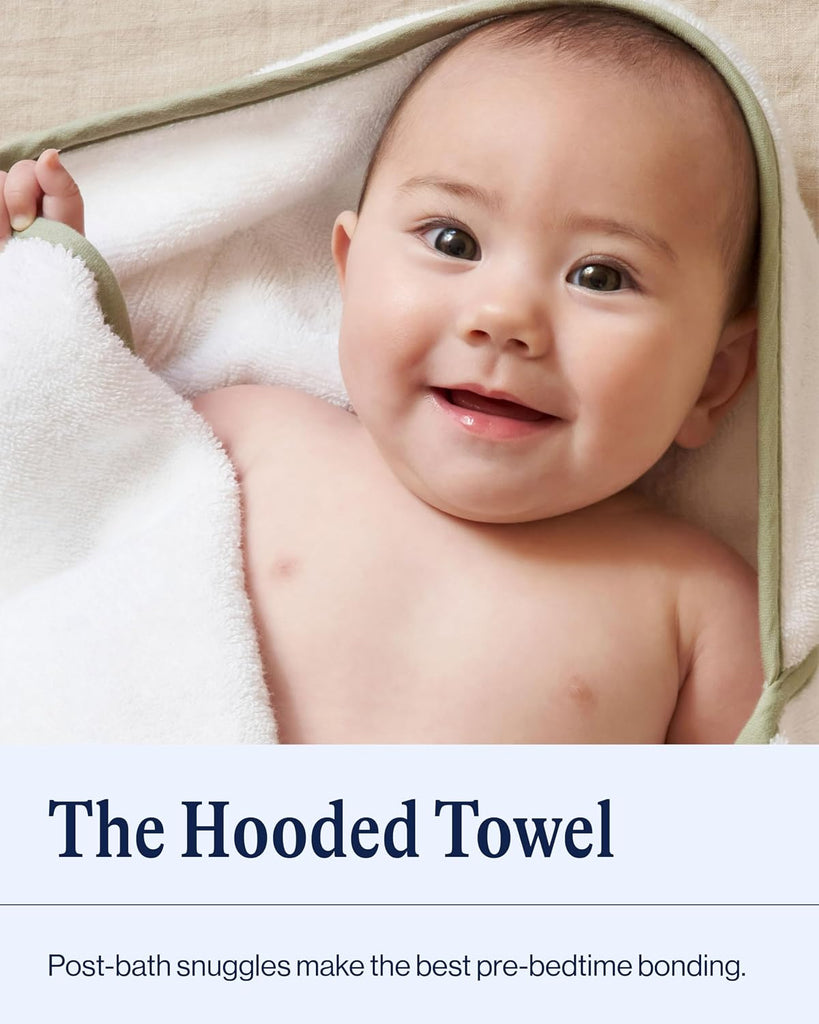 Organic Cotton Hooded Towel, Oversized Baby & Toddler Hooded Towel