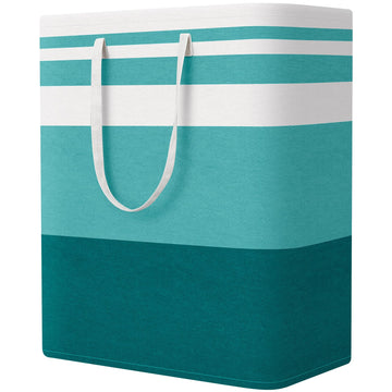Basket Hamper, 125L Collapsible Clothes Storage, Green