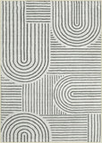 Lahome Abstract Washable Area Rug, 5x7 Rug for Bedroom Non-Slip Soft Living Room Rug