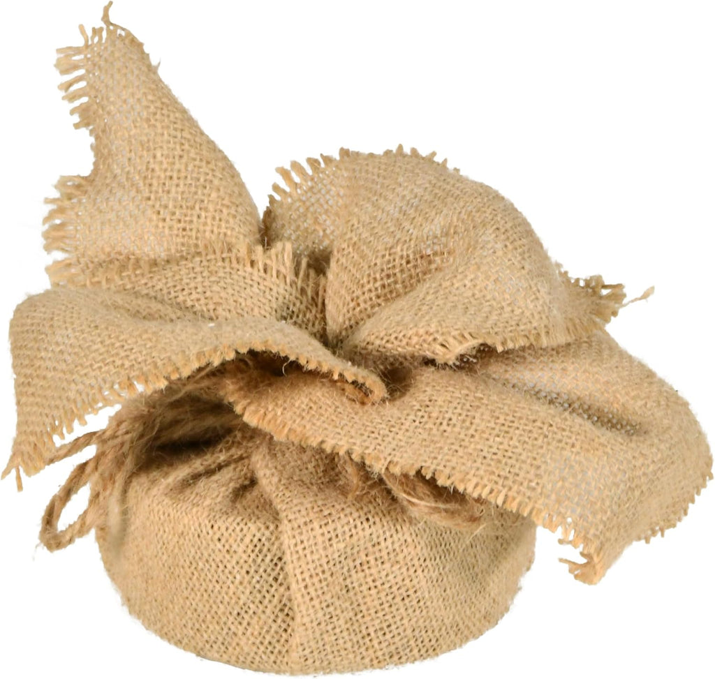 International Pre-Lit 2' Table Top Artificial Christmas Tree with Pine Cones in Tan Sac, Green