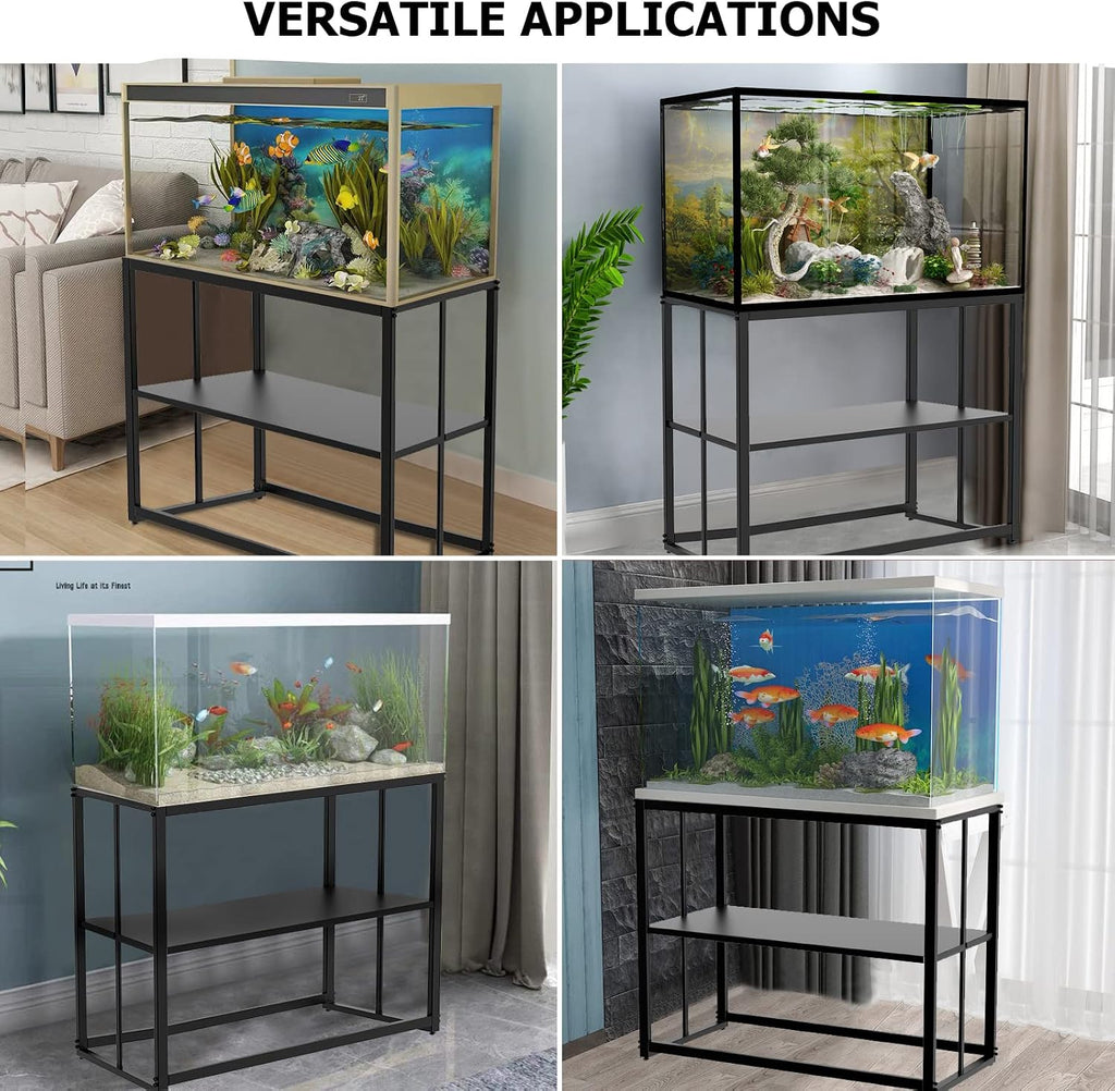 Fish Tank Stand Metal Aquarium Stand 40 Gallon Aquarium Turtle Tank 36.5" x 18.5" x 29.5"