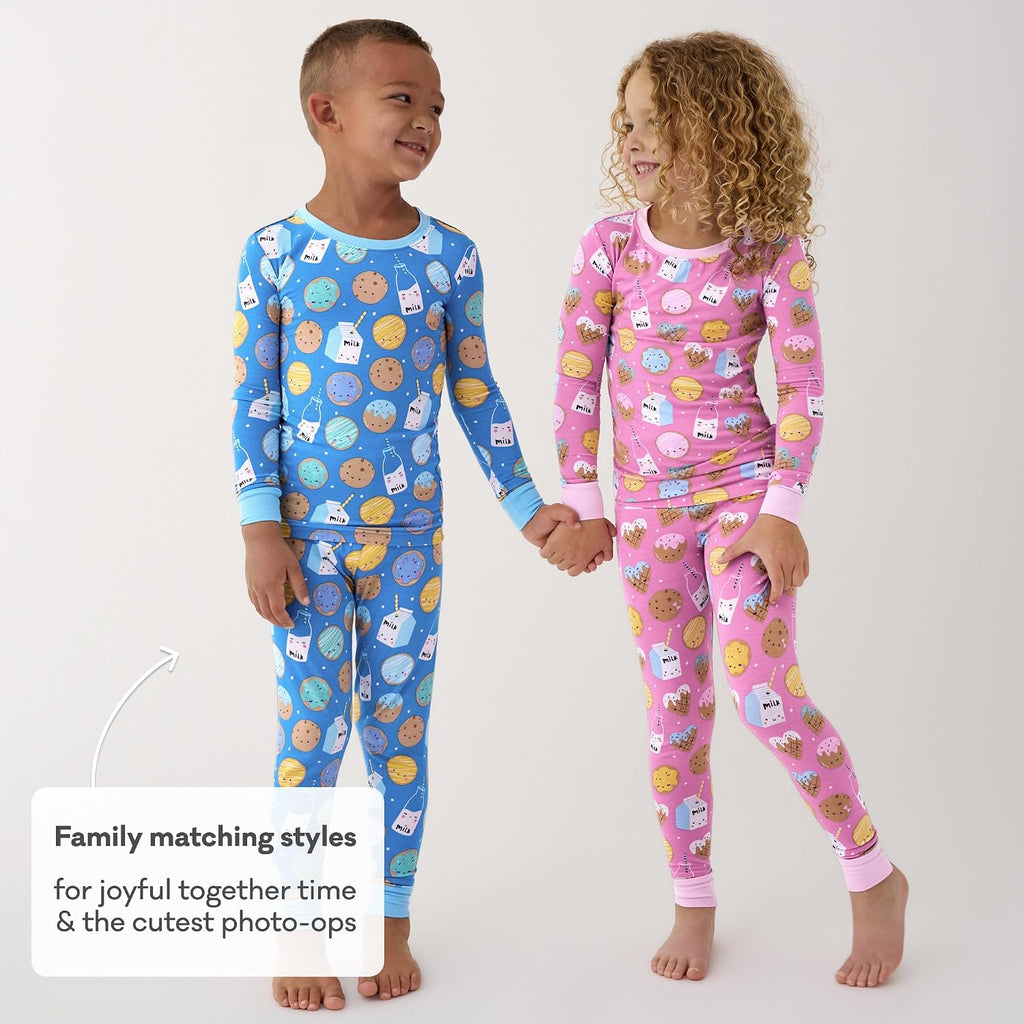 Two-Piece Pajama Set, Viscose from Bamboo, Toddler Kids PJs