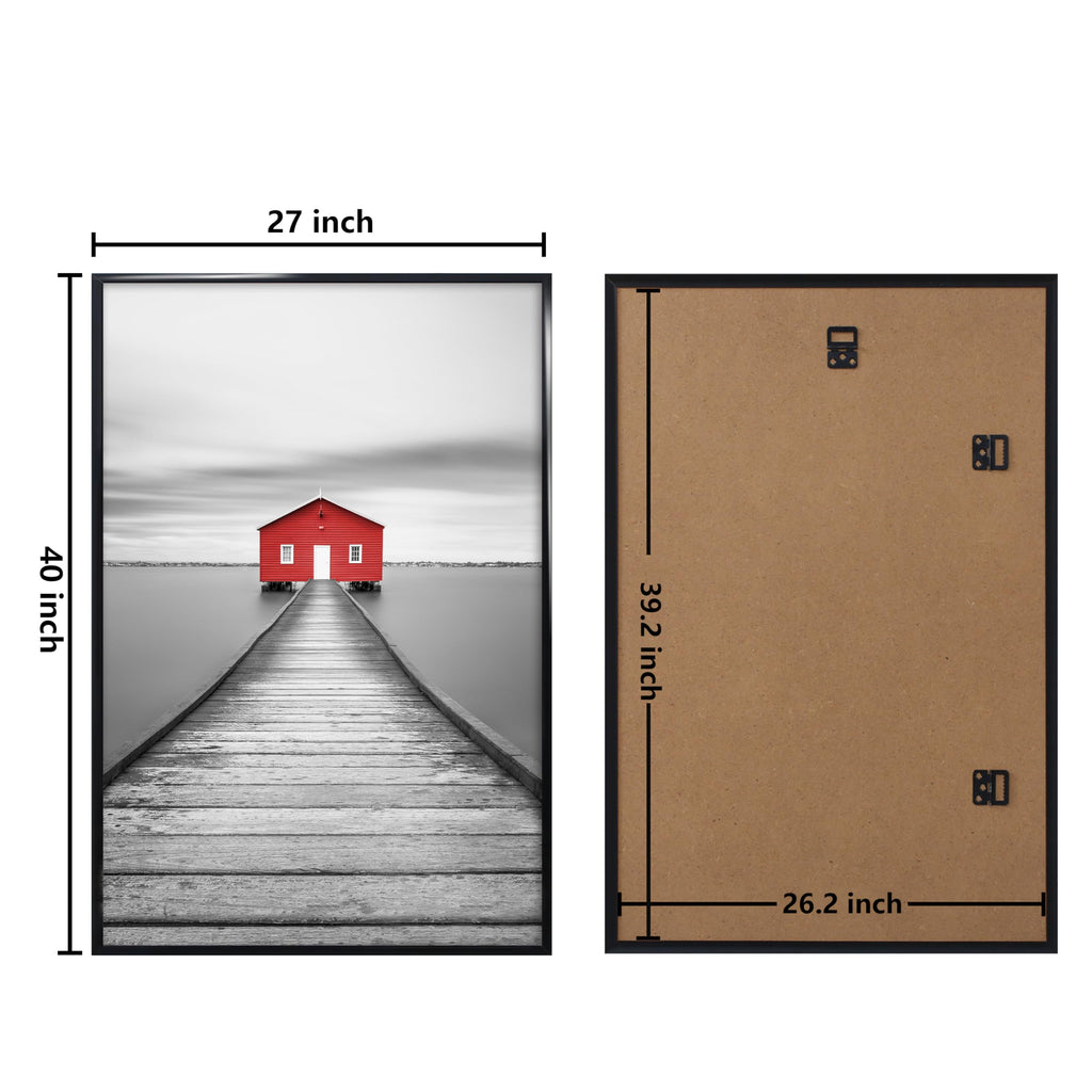 27x40 Poster Frame 3 Pack, Black 27x40 Picture Frame