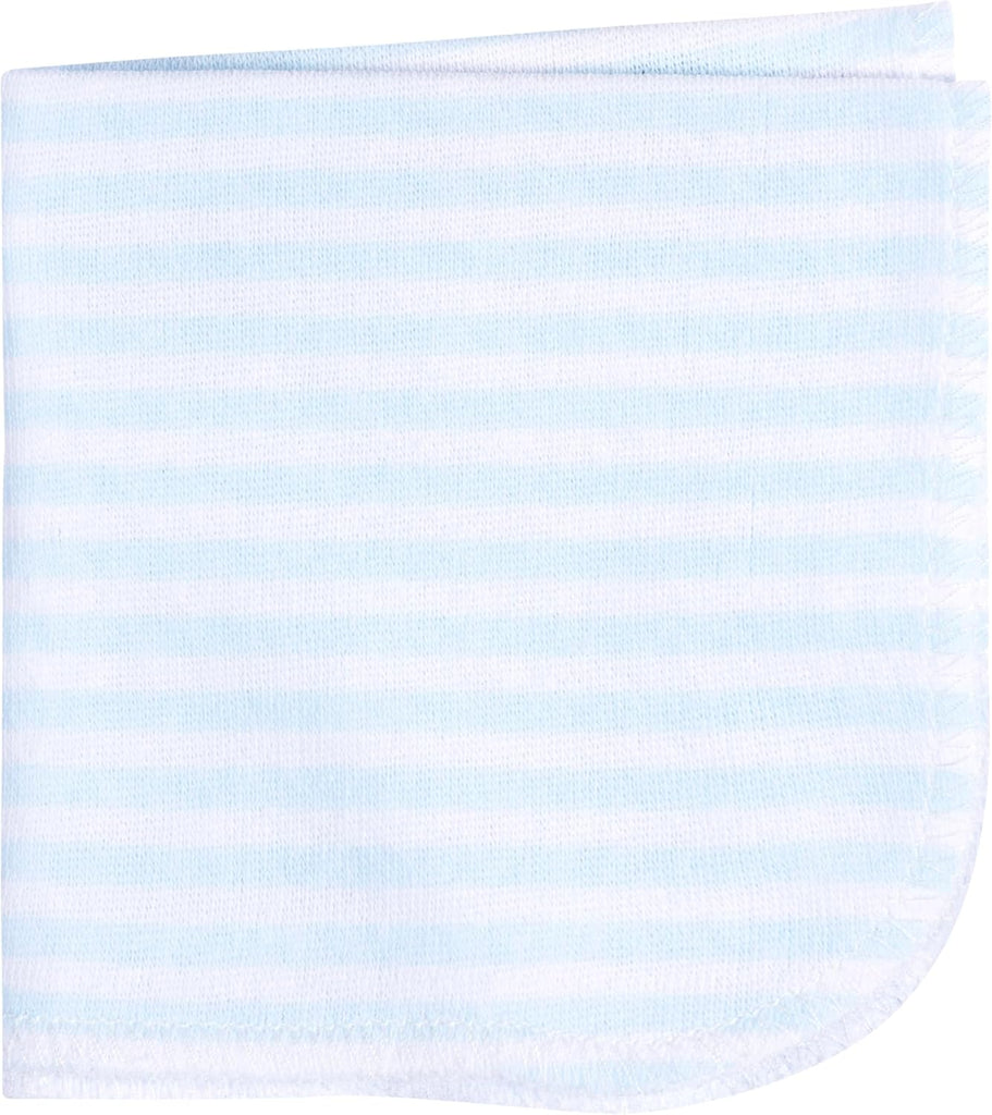 Baby 4 Piece Animal Character Hooded Towel and Washcloth Set, Blue Shark, One Size