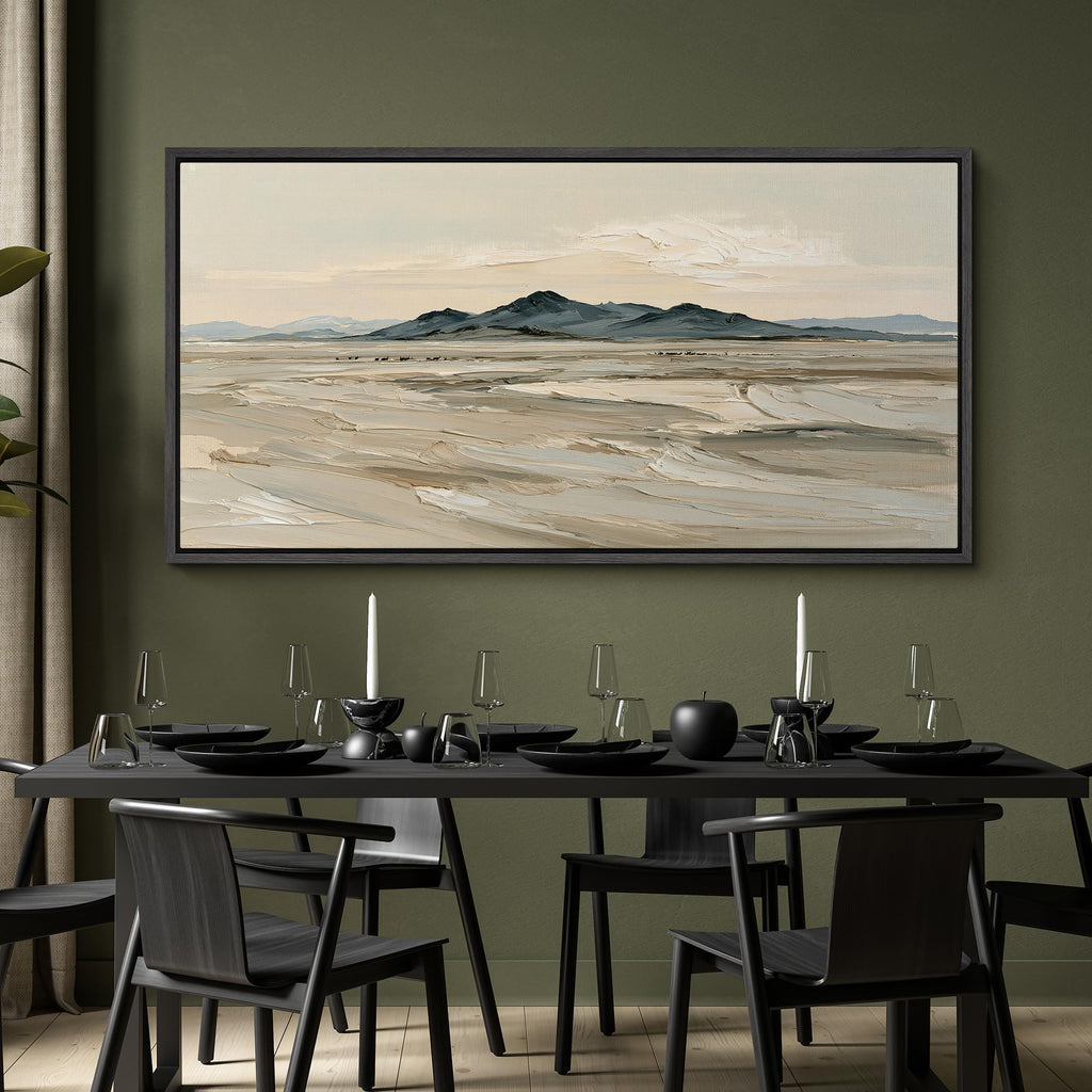 Extra Large Framed Canvas Prints Desert Horizon