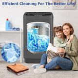 Portable Washing Machine, 20Lbs Capacity Full-Automatic Portable Washer Machine, 2.8Cu.ft Washer and Dryer Combo with