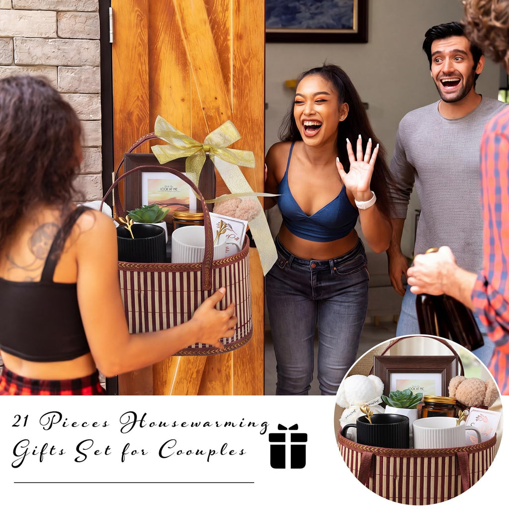 House Warming Gifts New House Basket, Classical