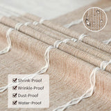 Tablecloths, 55 x 86 Inch Waterproof Table Cloth, Linens Wrinkle Free Anti-Fading, Rustic Table Cove