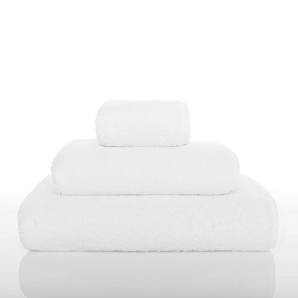 Long Double Loop Bath Towel 28" x 55" - 100% Extra Long-Staple Egyptian Cotton, 700 GSM - Elegant Solid Large Towels