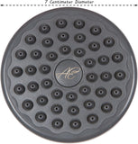3 Inch High Pressure Shower Head - Best Pressure Boosting, Wall Mount, Bathroom Showerhead For Low Flow Showers