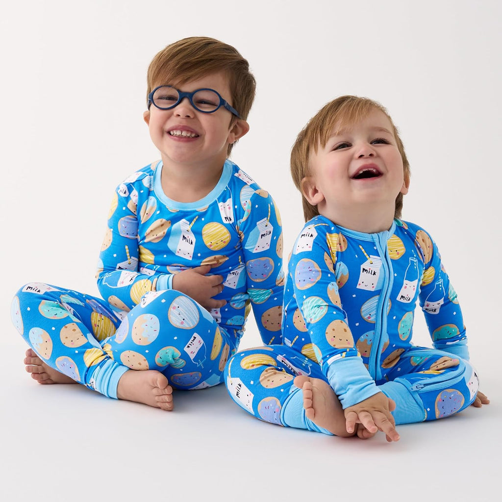 Two-Piece Pajama Set, Viscose from Bamboo, Toddler Kids PJs