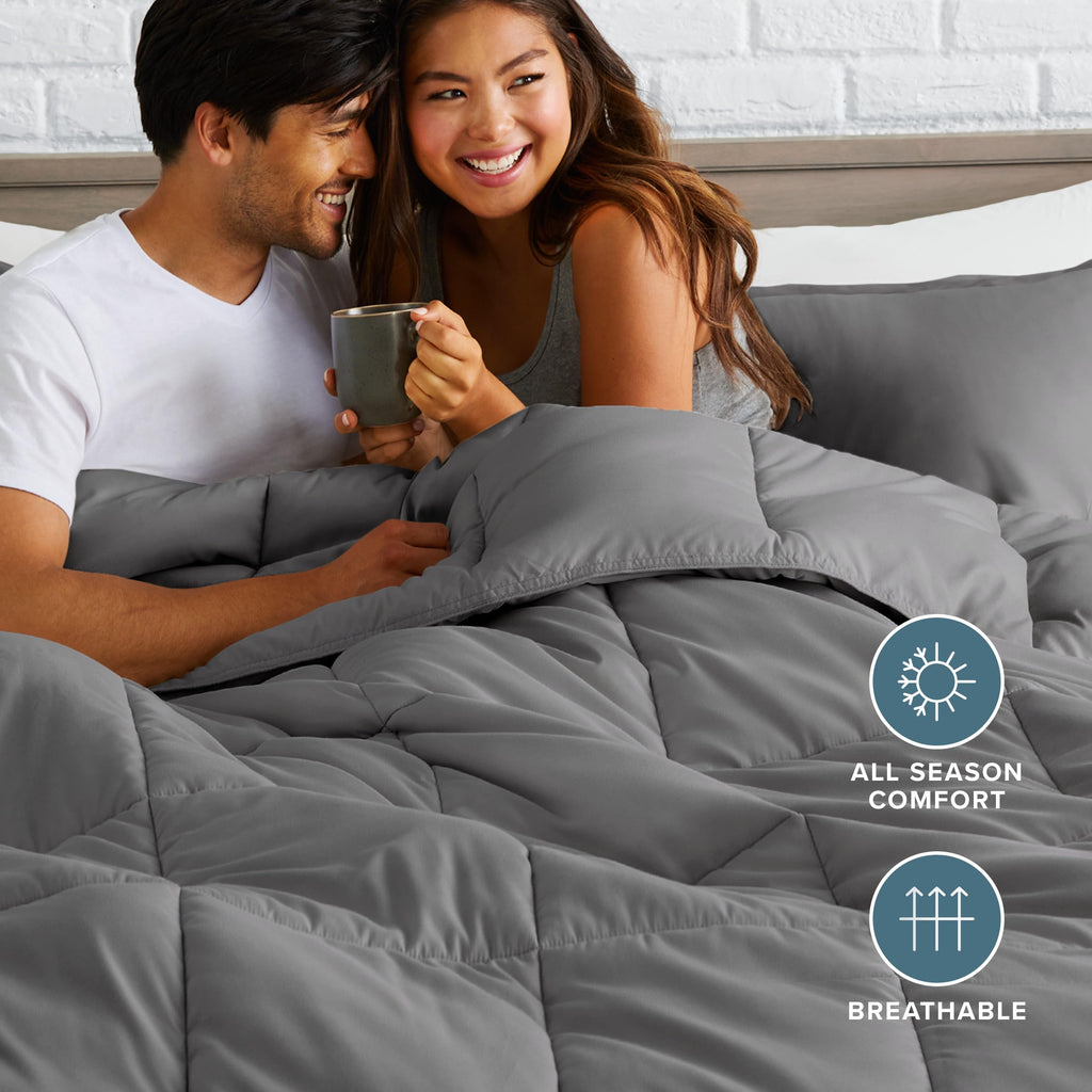 Comforter Set - 1800 Ultra Soft (Grey)