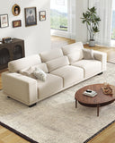 Pipishell 3 Seater Sofa Couch with Deep Seats and Wide Armrests, 89" Couches for Living Room