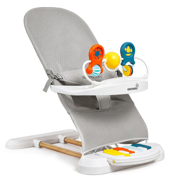 Baby Bouncer with 3 Recline Positions, Bouncer Seat for 0-6 Months