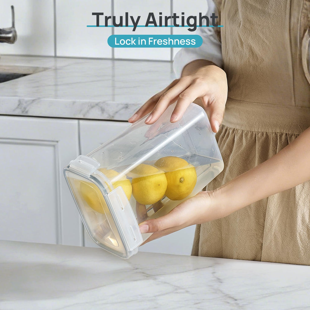 Airtight Food Storage Containers with Lids, 24 pcs, Gray