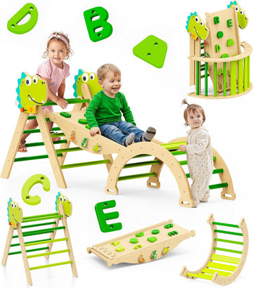 Triangle Set, in-1 Montessori Climbing Toy for Toddlers